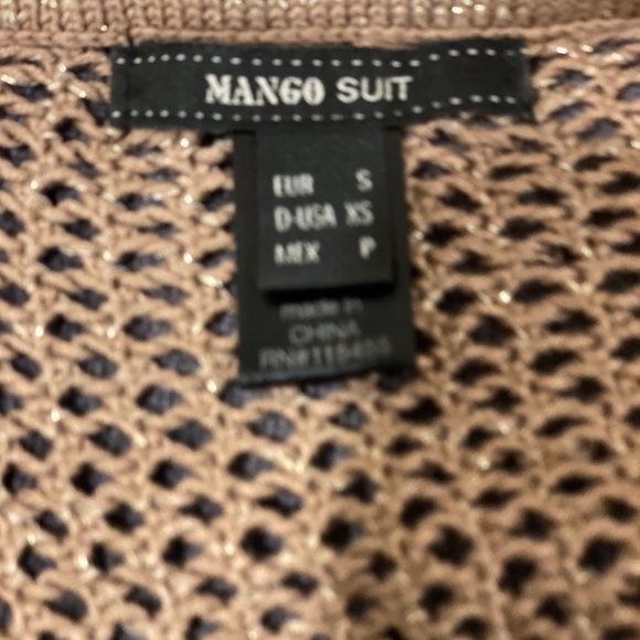 MNG by Mango netted sweater dress - Size XS - Picture 4 of 5